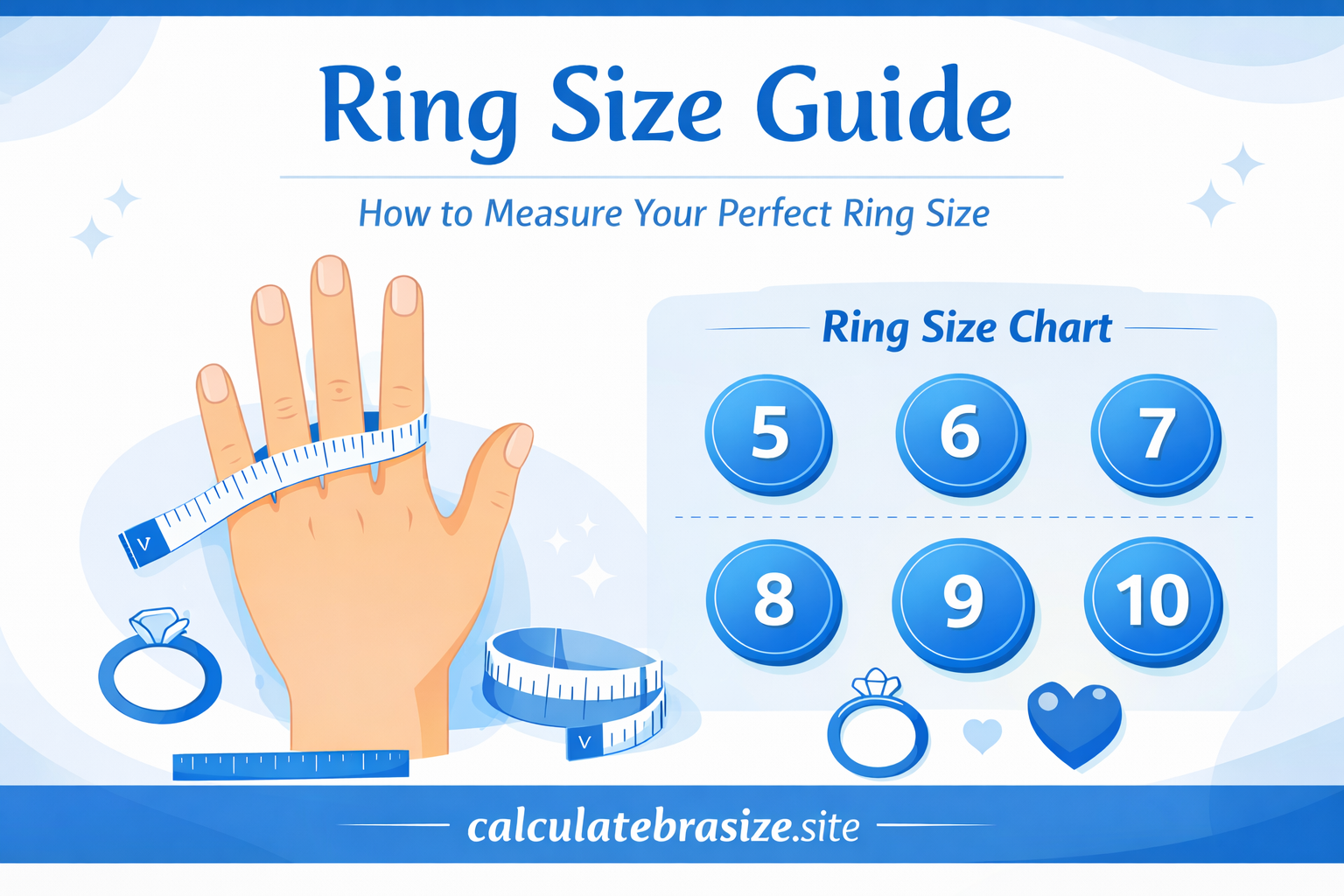 Ring Size Guide: How to Measure Your Ring Size at Home (2026 Chart)