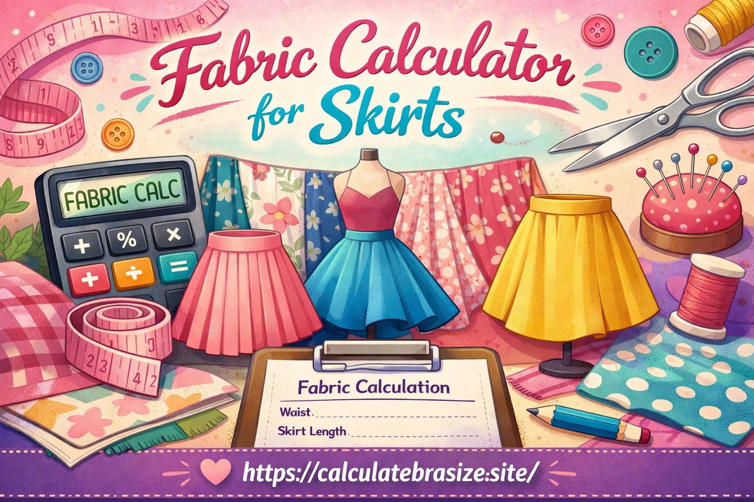 Fabric Calculator for Skirts: Get Exact Yardage in Seconds
